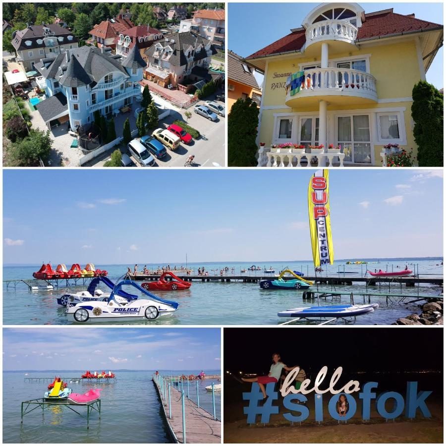 Crystal Es Susanne Panzio Bed & Breakfast Siofok Bagian luar foto