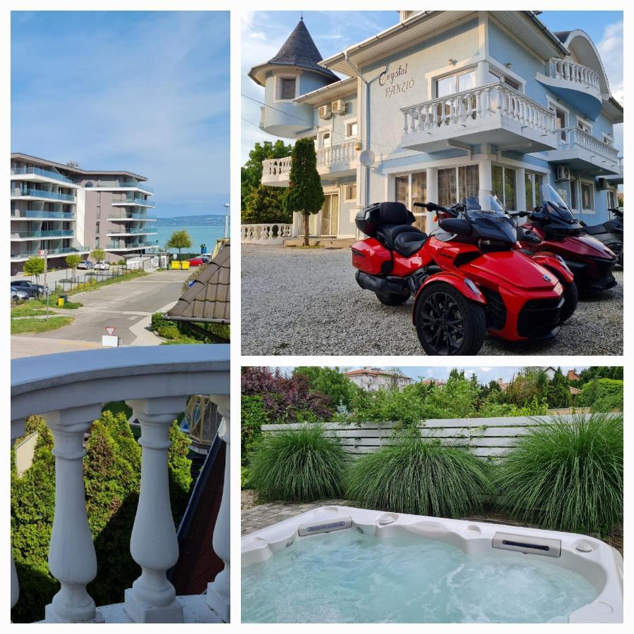 Crystal Es Susanne Panzio Bed & Breakfast Siofok Bagian luar foto